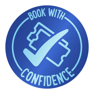 Book with confidence