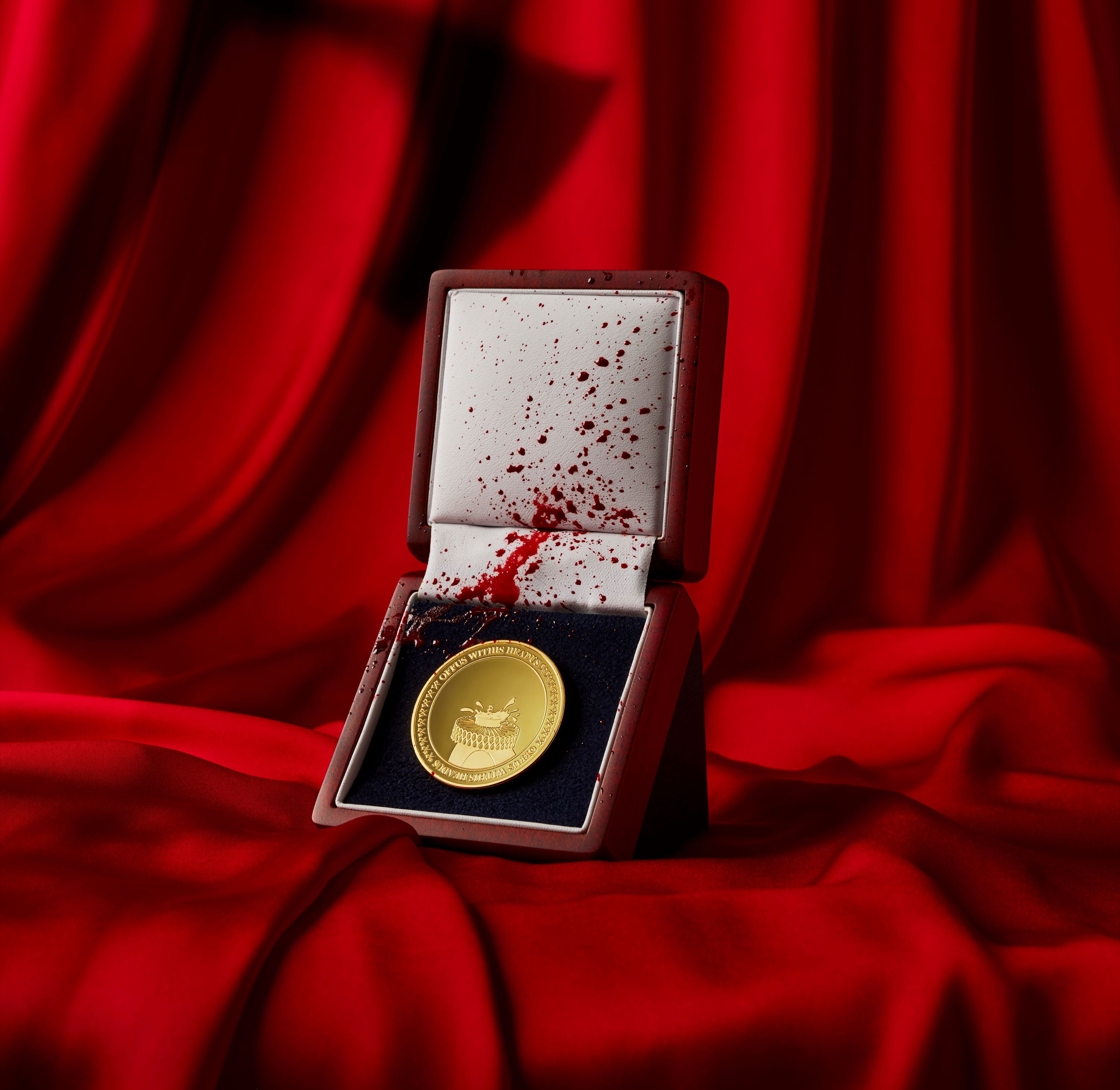 Image showing the new headed or beheaded coin from the London Dungeon's new show Rotten Royals. The London Dungeon is a popular tourist attraction in London that offers a variety of interactive experiences based on London's history)