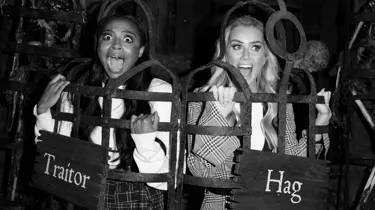 Laura Anderson and Samira Mighty at London Dungeon
