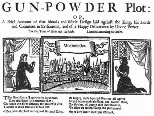 Image of the Gunpowder plot taken from Wikipedia