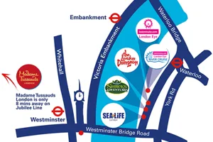 Southbank Map