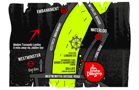 Directions & Parking | The London Dungeon